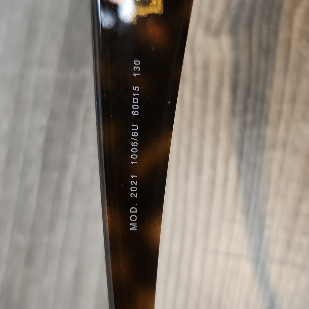 Versace Vintage Brown Tortoiseshell Mirror Rectangular Sunglasses‎ - Picture 8 of 15